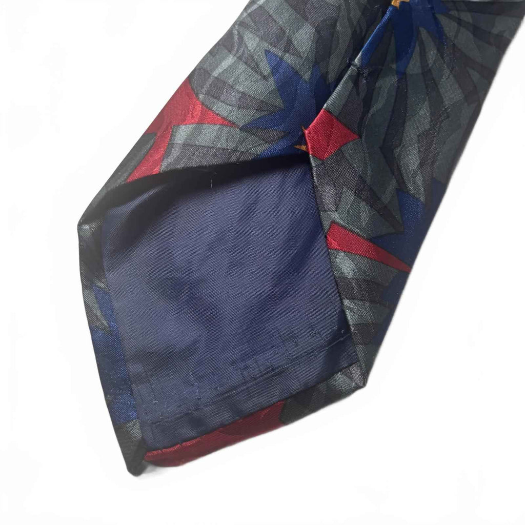 Gold City Men's Polyester Tie with Abstract Pattern