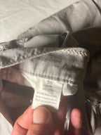 Yishion Men's Cargo Pants Size 35 Beige Cotton Casual Workwear