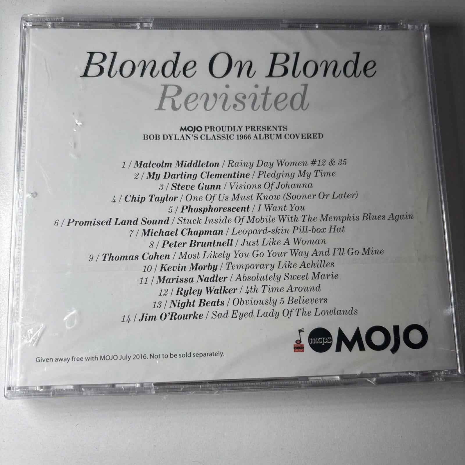 Bob Dylan Covered - Blonde On Blonde Revisited [MOJO CD] (2016) New/Sealed Crack