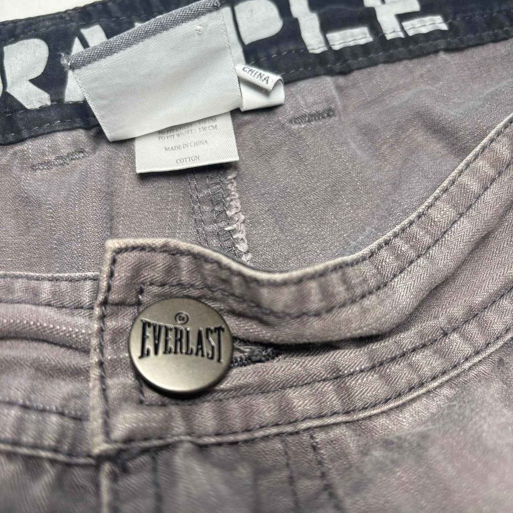 Everlast XXL Men's GRAPPLE Cargo Shorts Brown Cotton #Menswear