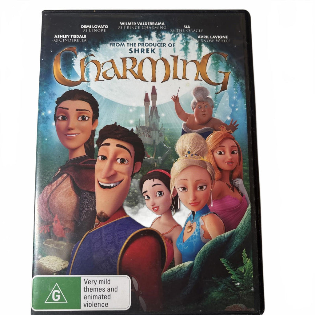 CHARMING  DVD 2018 Animated  R4 FREE POSTAGE Producers of SHREK - Come Sell Nearly Anything