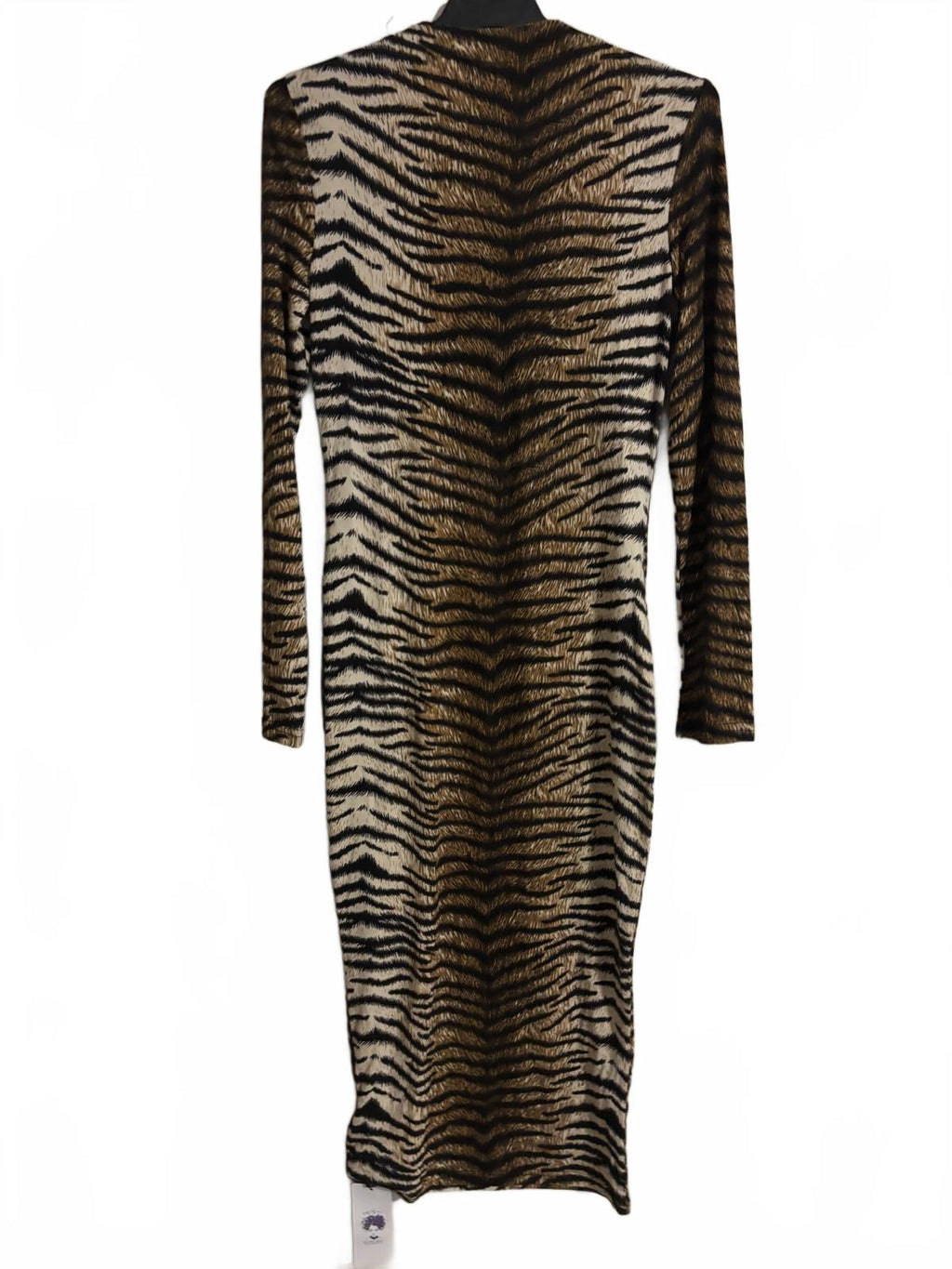 Women's Long Sleeve Tiger Print Dress Size L BNWT - Come Sell Nearly Anything