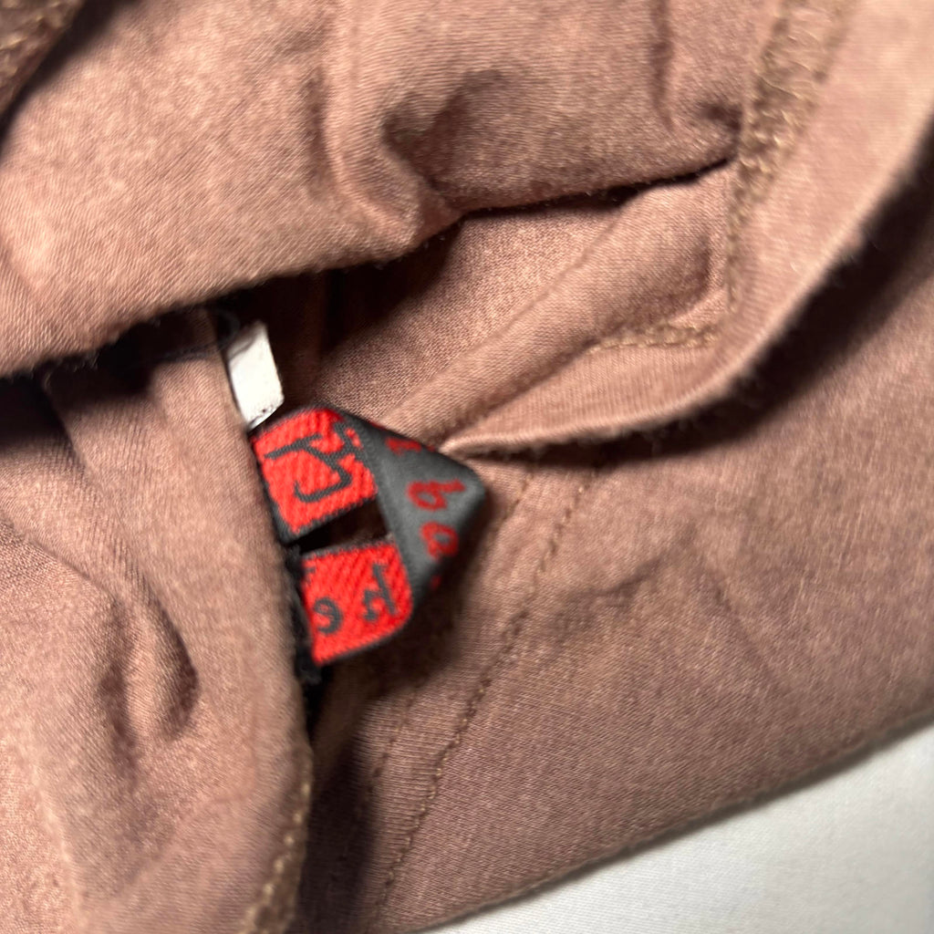 Hearts & Roses Women's Long Sleeve Top Size M Brown Embellished - Come Sell Nearly Anything