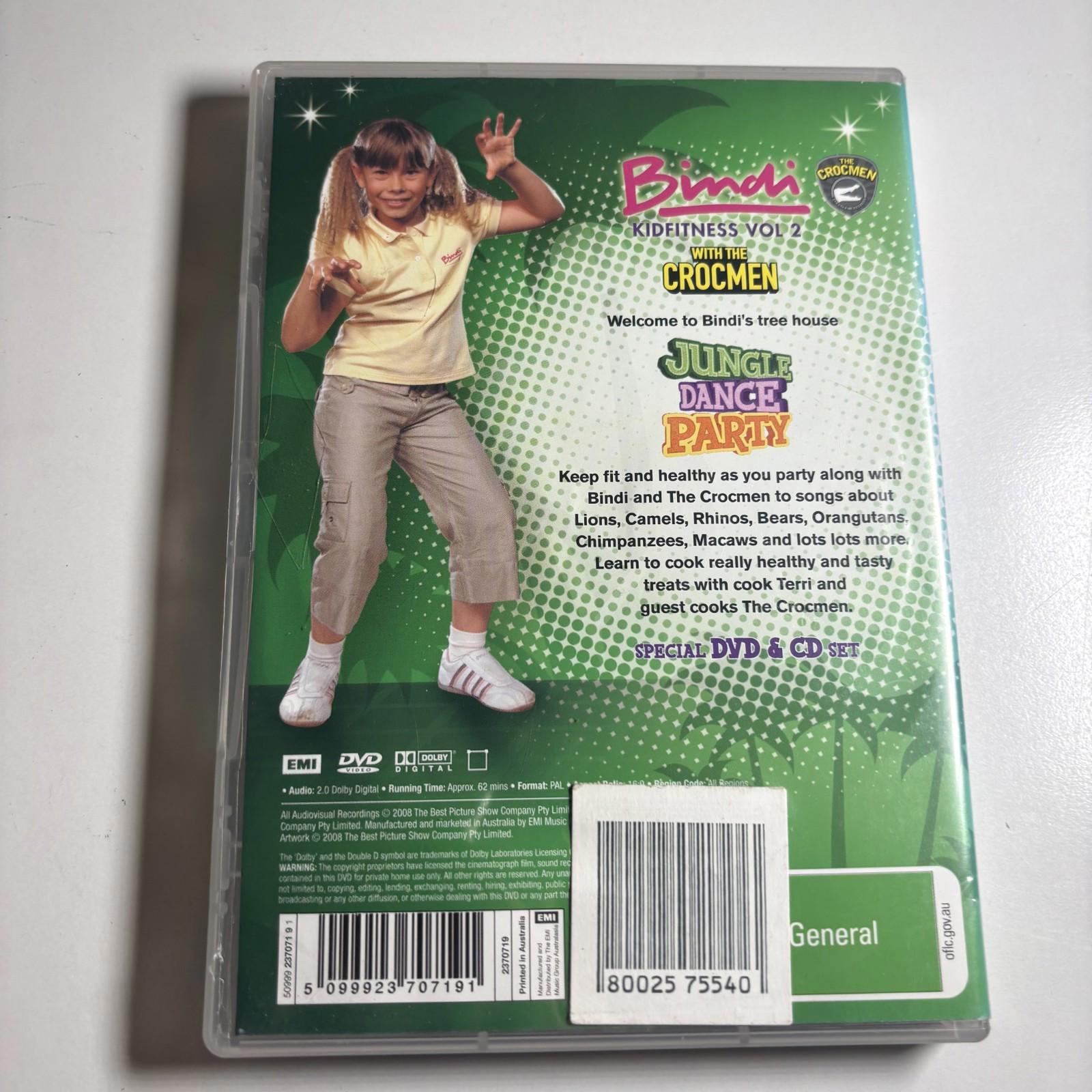 Bindi - Kidfitness: Vol. 2 - Jungle Dance Party DVD & CD Box Set All Region
