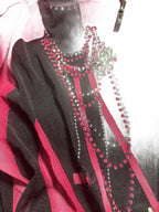 3 x Justina Design Women's Mesh Zip-Up Jackets XL Y2K Vintage Summer Outerwear