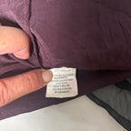 Sass Women's Purple Vintage Satin Skirt Size 10 Y2K Goth Style