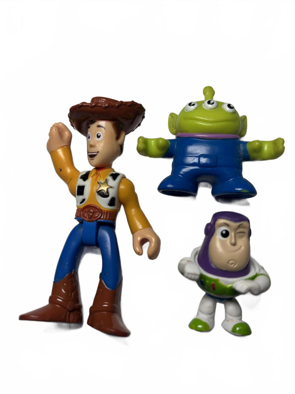 DISNEY Pixar TOY STORY Sheriff WOODY Buzz Plastic Action FIGURES Toys