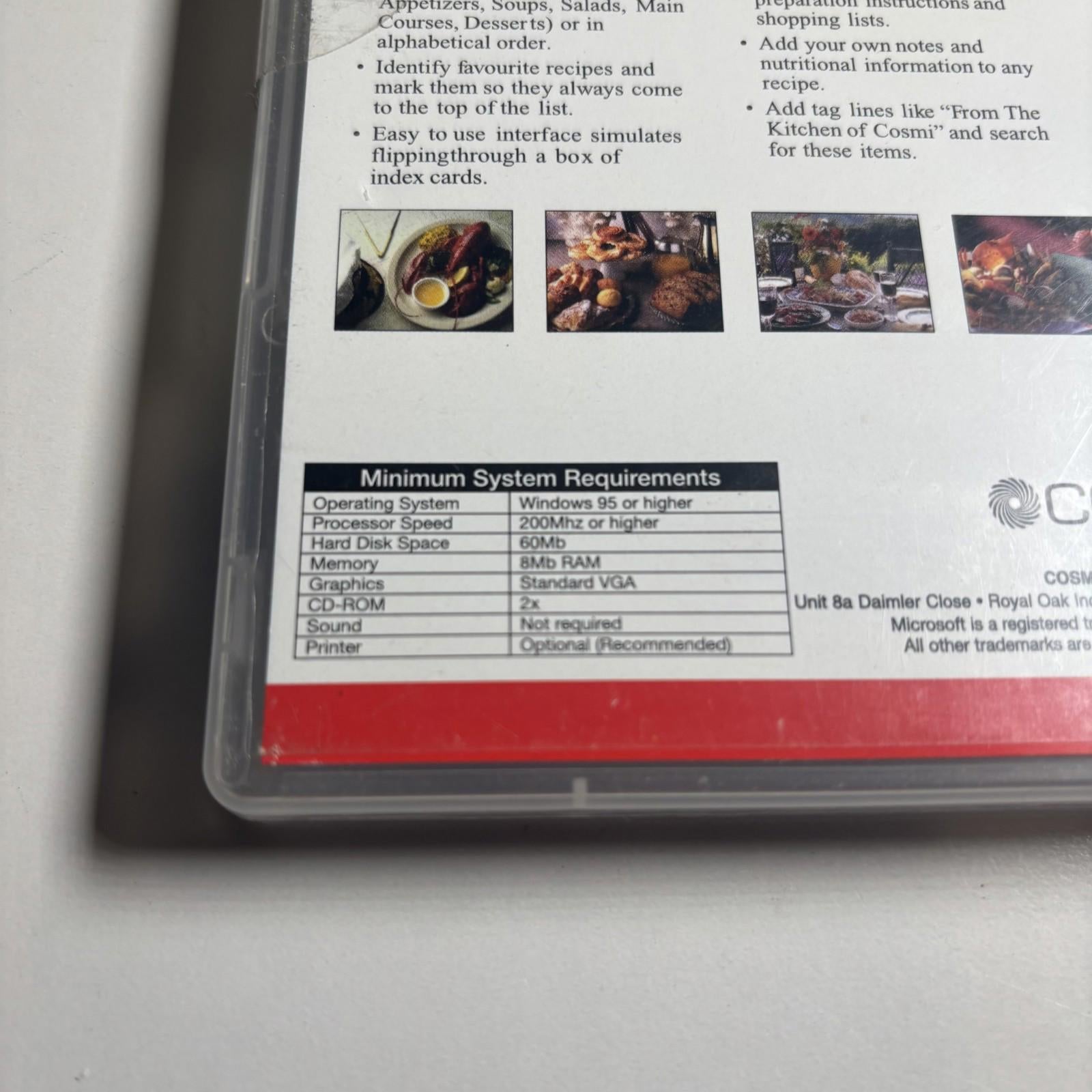 Vintage 20,000 Recipes (Windows, 2000, COSMI,)