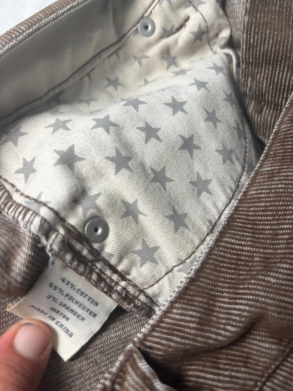 Old Khaki Women's Corduroy Pants Size Waist 40cm - Come Sell Nearly Anything