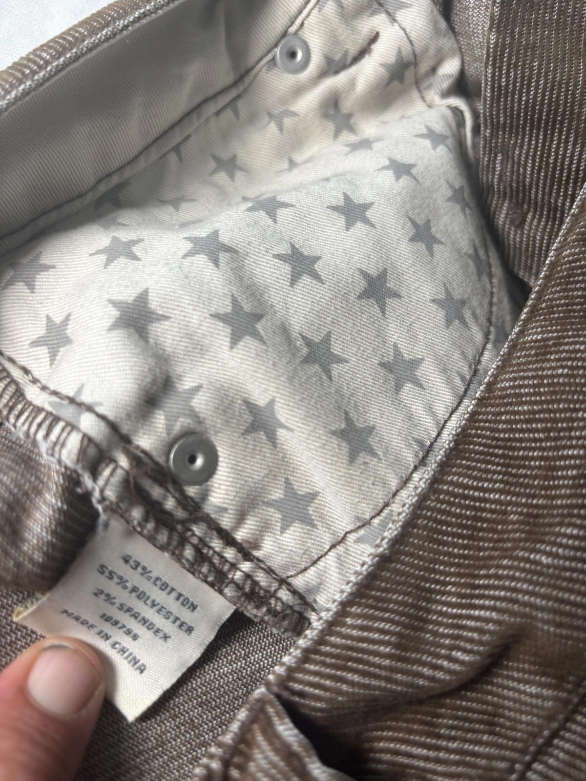 Old Khaki Women's Corduroy Pants Size Waist 40cm - Come Sell Nearly Anything