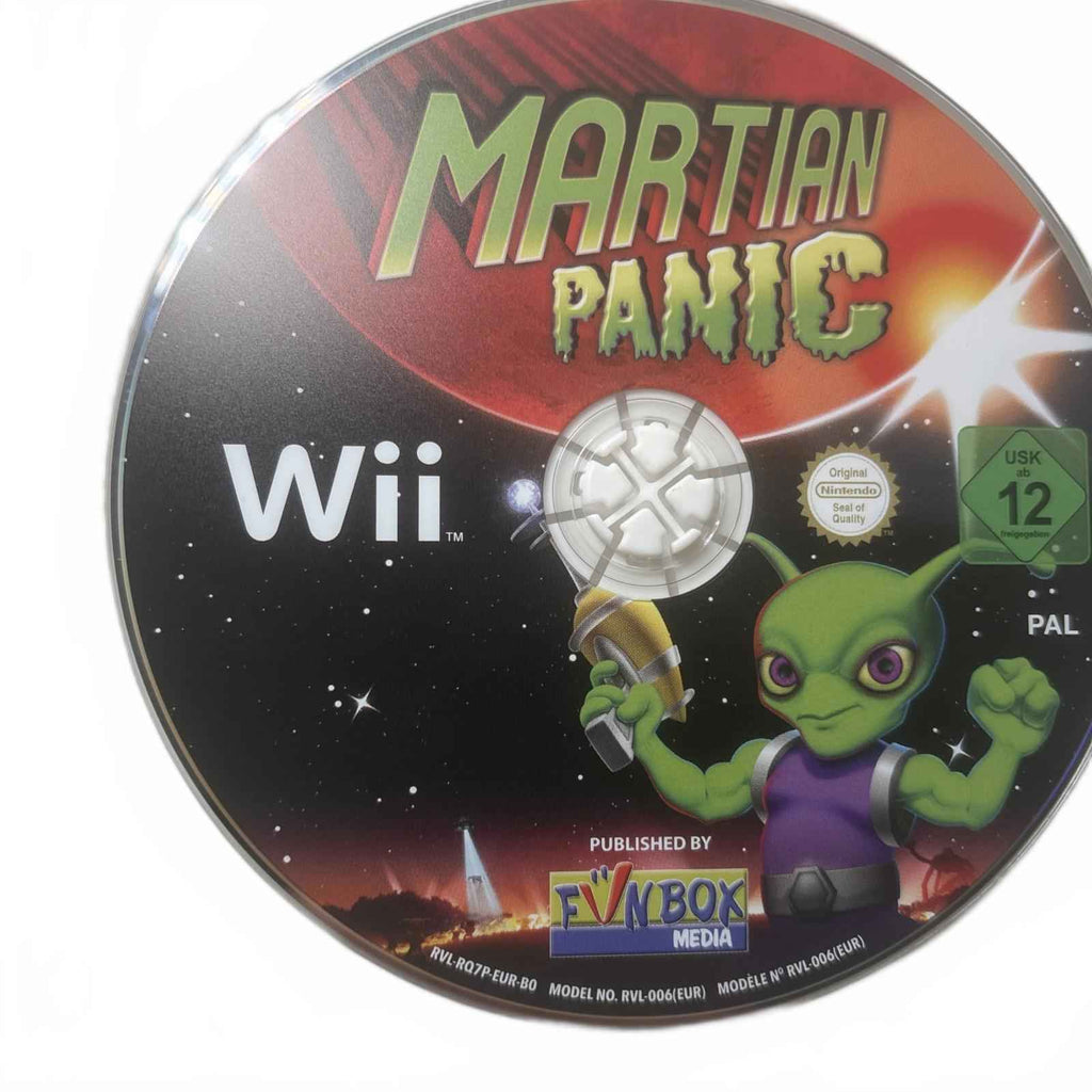 Martian Panic Inc. Manual - (Nintendo Wii) [PAL] - 60 DAY WARRANTY