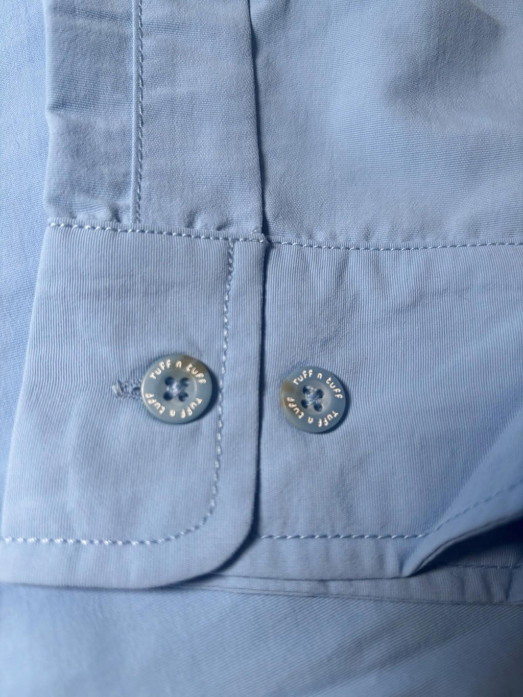 Ruff N Men’s Off Shore Rayosan UV Protection Fishing LS Shirt, Blue, XLarge BNWT - Come Sell Nearly Anything