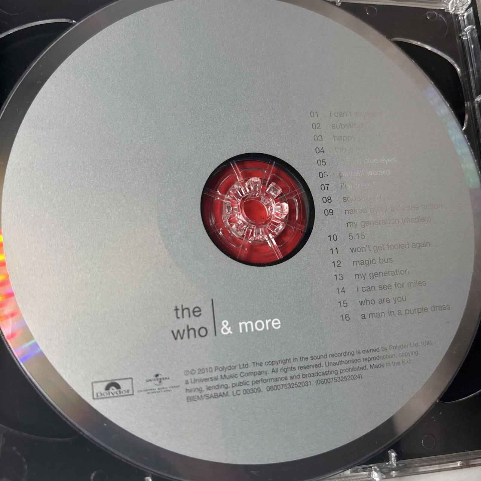 The Who - Greatest Hits & More 2 Disc CD Like New