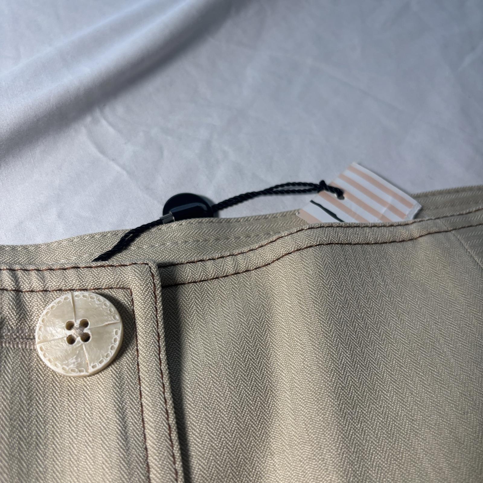 Covers Women's Button Skirt Size 14 Beige Classic Vintage BNWT