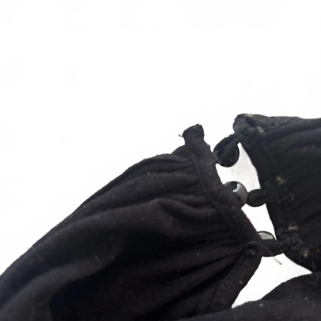 G-HOW Small Black Women's Turtleneck Top with Embellishments - Come Sell Nearly Anything