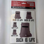 Funny Ned Kelly Outlaw Australian Bumper Sticker Set Decal Sheet Car Caravan Ute