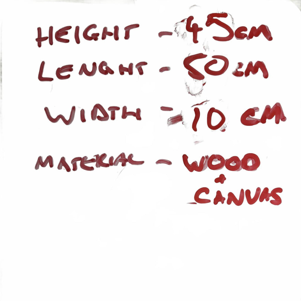 Wood and Canvas Model Ship 50cm