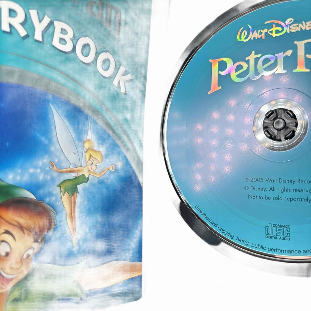 Walt Disney's Peter Pan Read to Me Book CD Audiobook. Free post