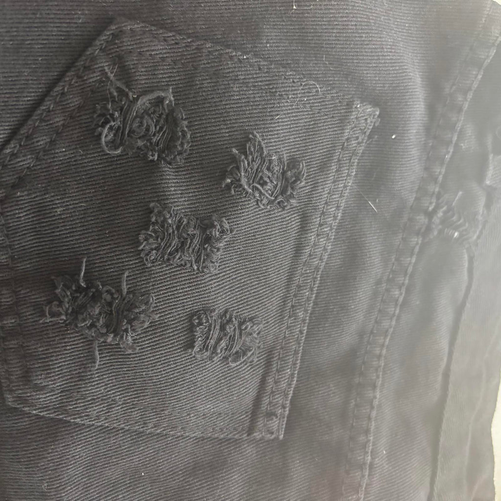 Black Distressed Denim Shorts for Women - Come Sell Nearly Anything