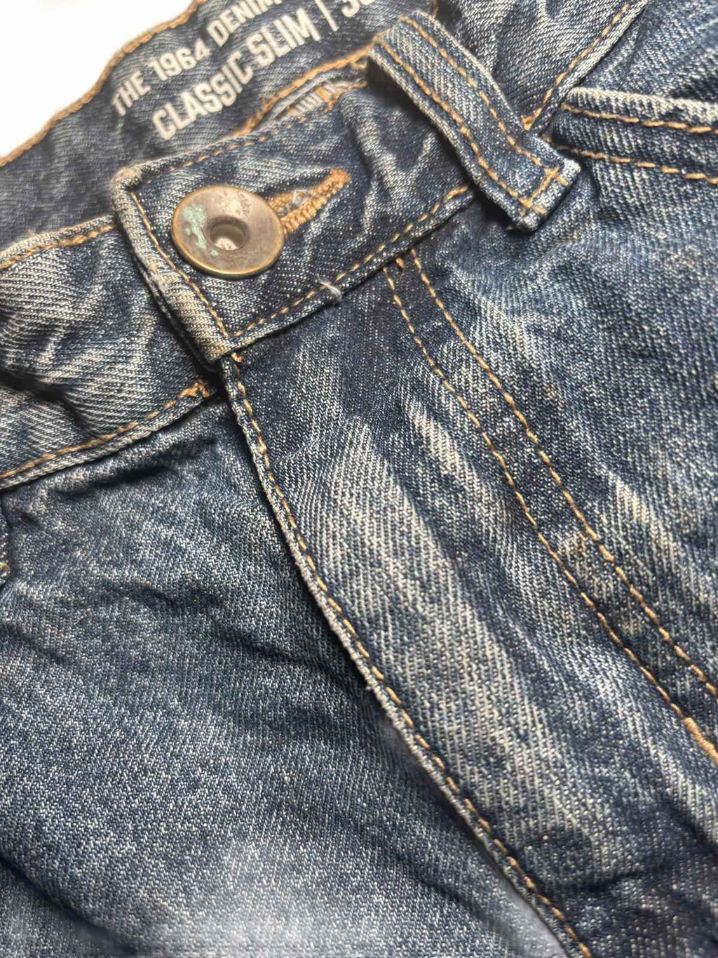 The 1964 Denim Company Men's Classic Slim Jeans Size 30