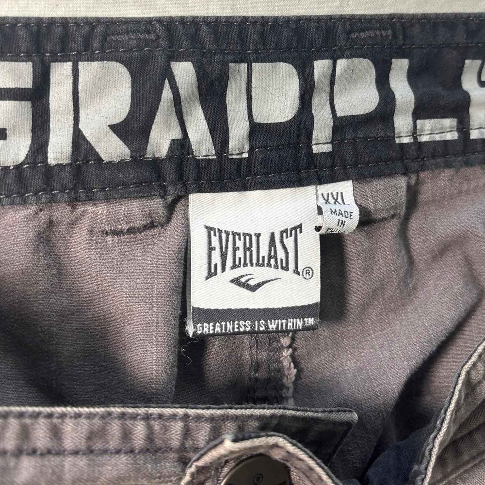 Everlast XXL Men's GRAPPLE Cargo Shorts Brown Cotton #Menswear