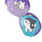 8" Josh Retro Bum Bumz Yin Yang Plush Kelly Toy Russ Soft Beanbag Ying Gray