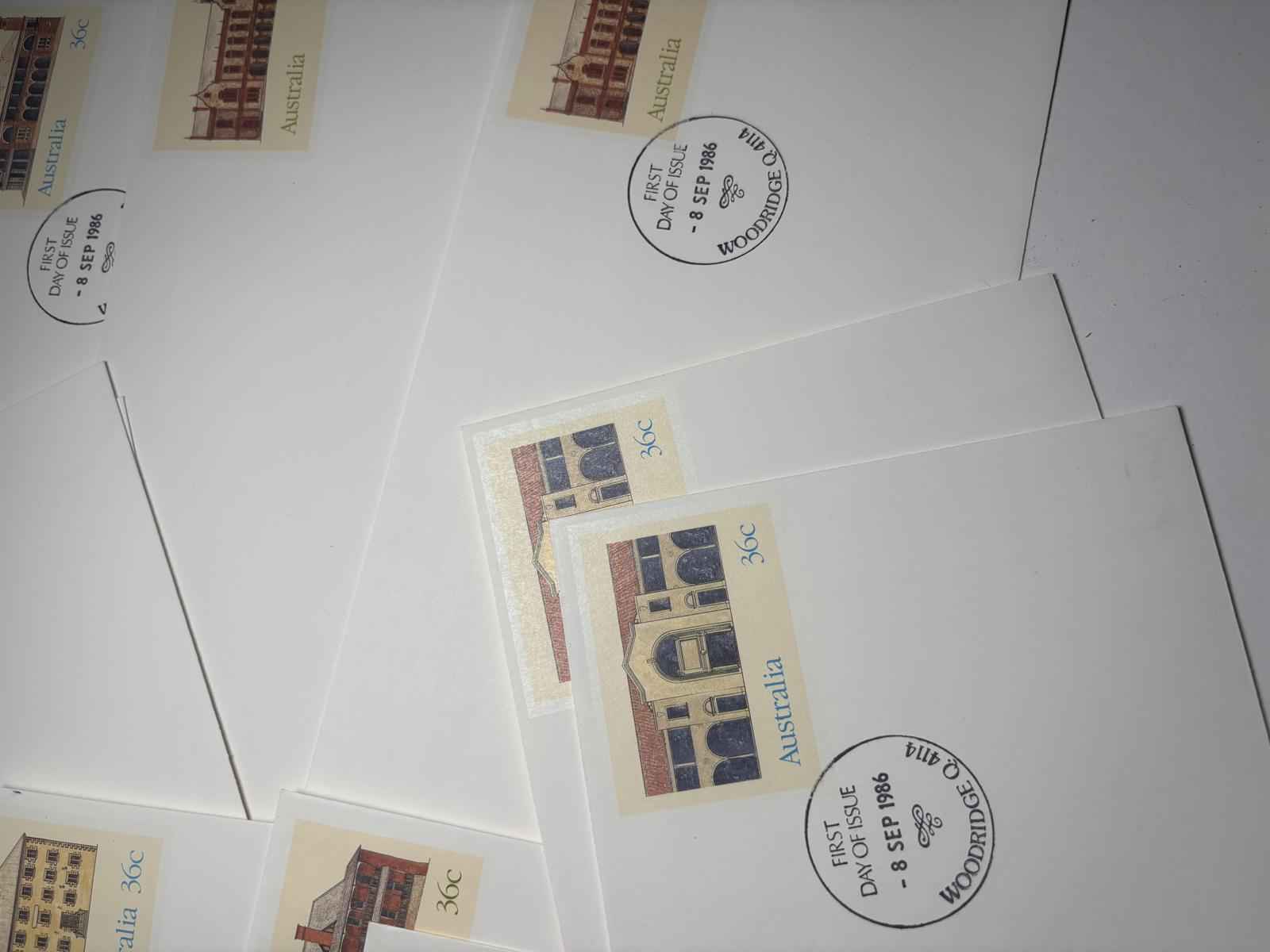 Australia 1986 First Day Cover Stamps Collection