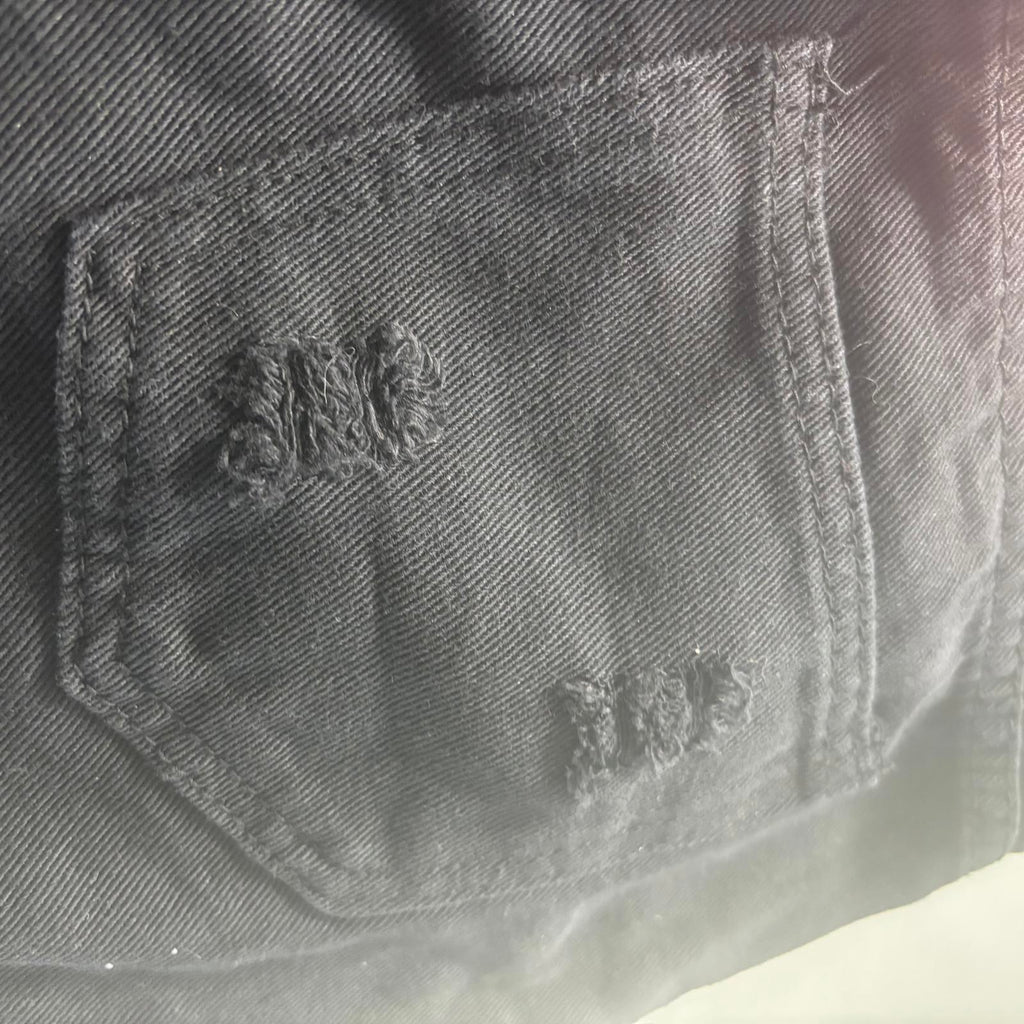 Black Distressed Denim Shorts for Women - Come Sell Nearly Anything