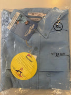 Ruff N Men’s Off Shore Rayosan UV Protection Fishing LS Shirt, Blue, XLarge BNWT - Come Sell Nearly Anything