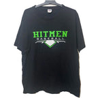 Hitman Baseball T Shirt jerzees Black Logo Tee Short Sleeve Adult Size L T4-04 - Come Sell Nearly Anything