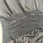 Leaf Black Pleated Skirt Size 10 Y2K Goth Vintage Style