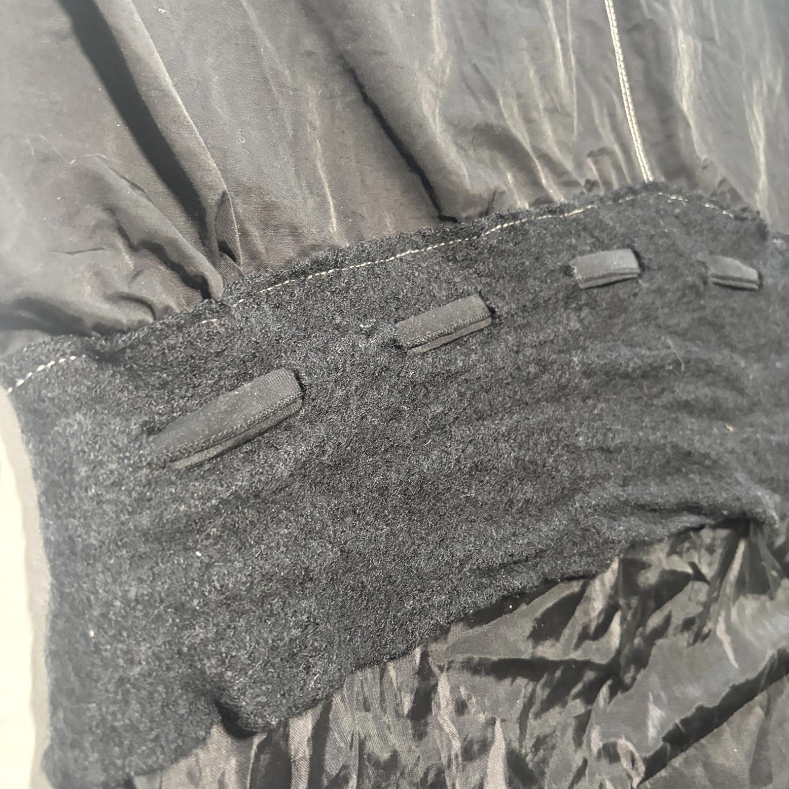 Leaf Black Pleated Skirt Size 10 Y2K Goth Vintage Style