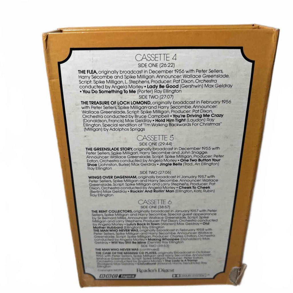 The Goon Show Classics BBC Broadcast Cassettes Readers Digest Set