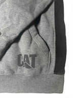 Caterpillar CAT Large Grey & Black Hoodie Sweatshirt