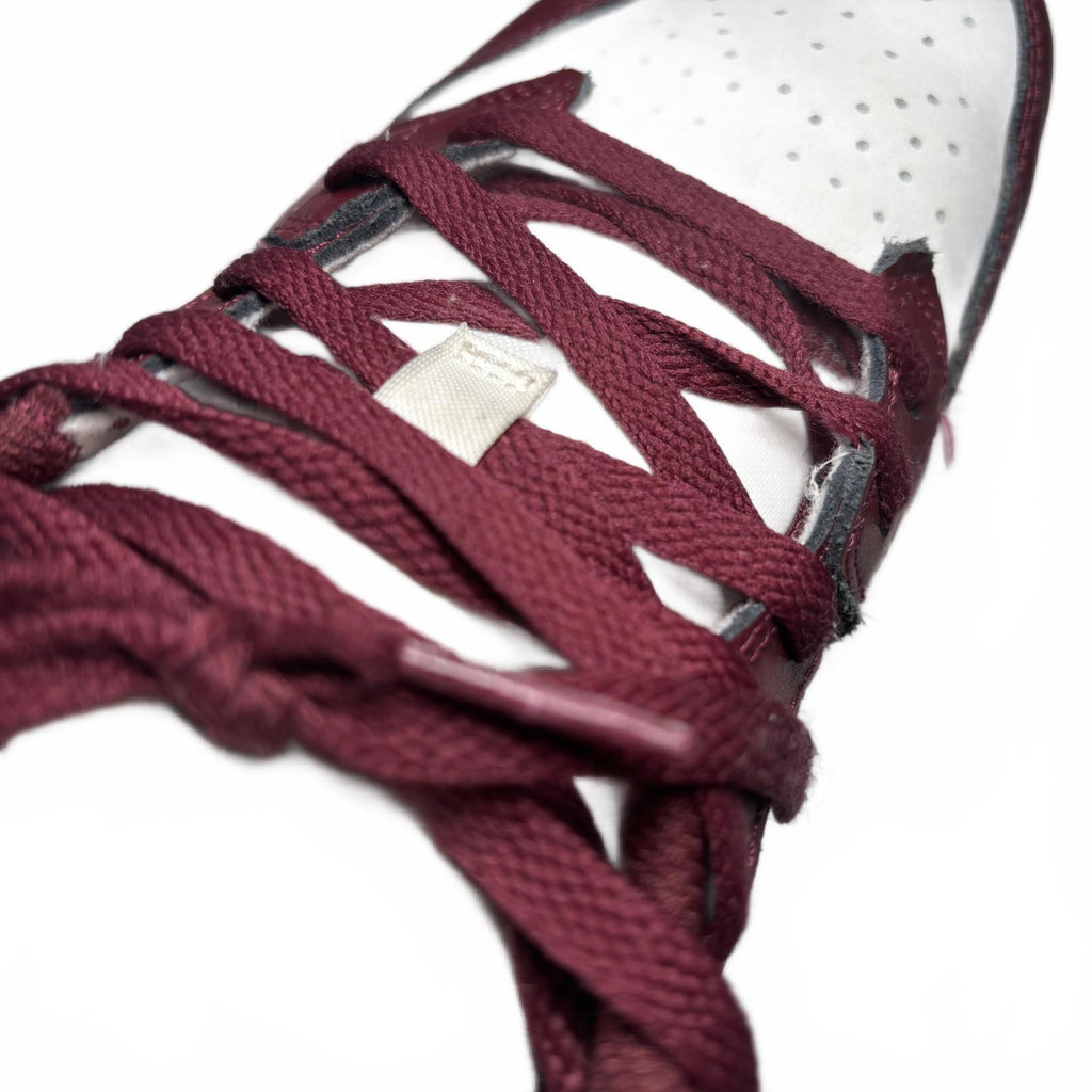 Nike Air Jordan 1 Low Men's Sneakers Size 7 Burgundy White