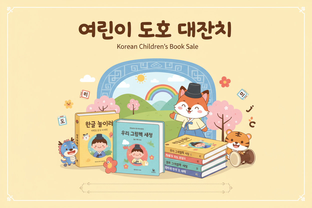 make a main image - Korean Children's Book Sale