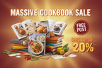 Massive Cook Book Sale - Free Post Save upto 20% 
