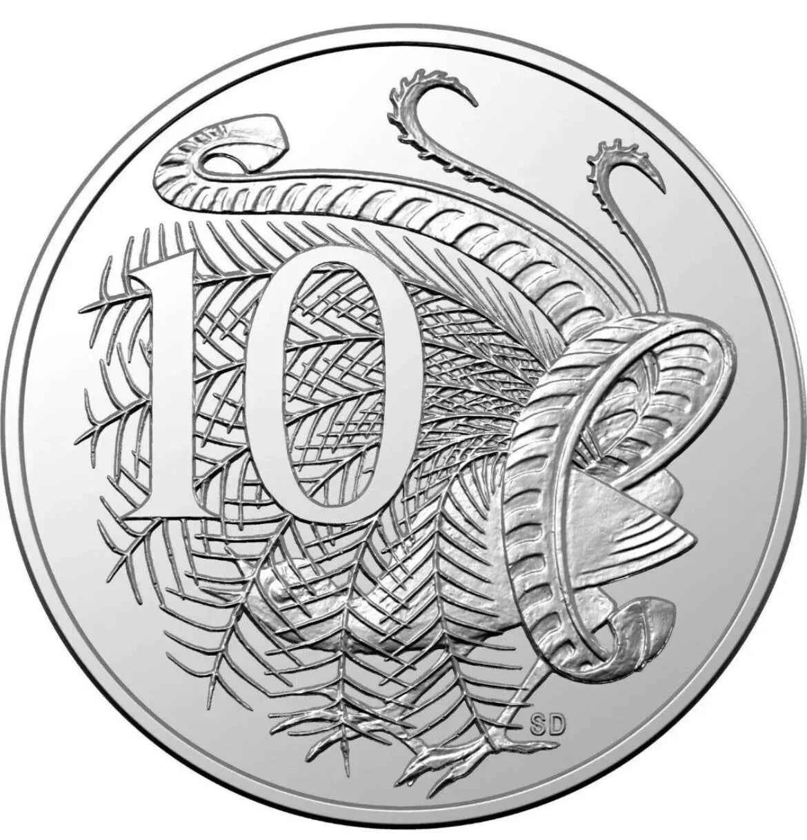 UNCIRCULATED 2016 10c TEN CENT CHANGEOVER COIN 10c LOW MINTAGE 6.2 Mil in 2X2