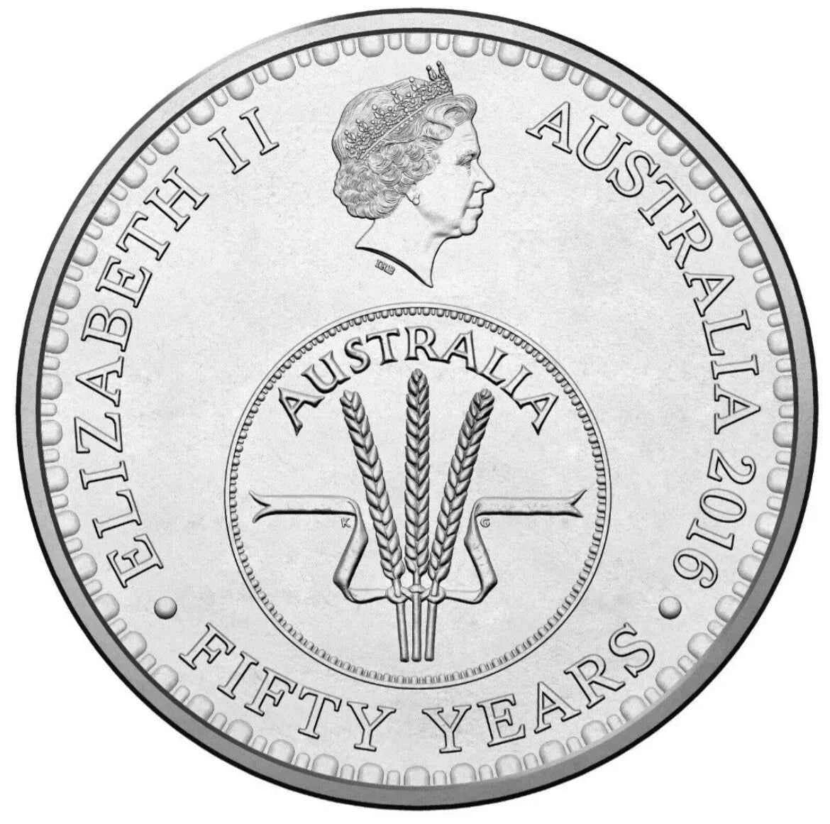 UNCIRCULATED 2016 10c TEN CENT CHANGEOVER COIN 10c LOW MINTAGE 6.2 Mil in 2X2